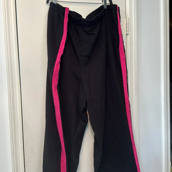 Women Within Side Stripe Cotton FrenchTerry Straight Leg Sweatpant Size 4X 34/36 - Picture 2 of 6